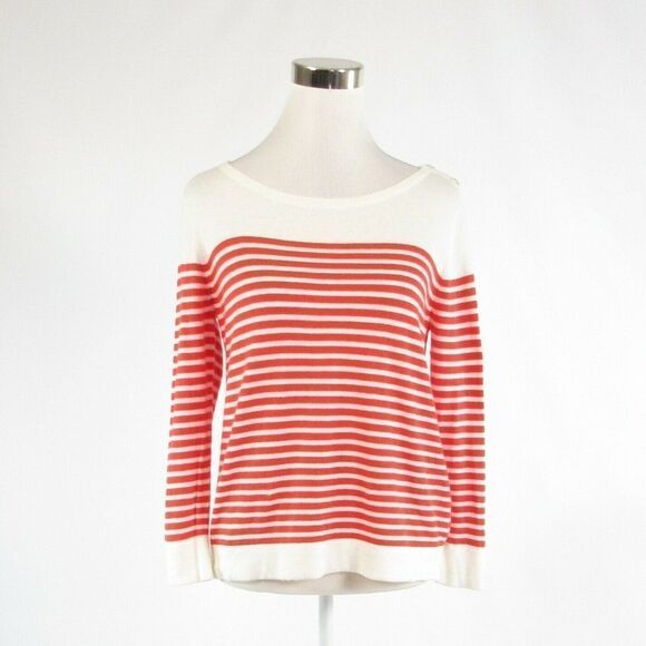 Fossil orange boat neck sweater S - Picture 1 of 8